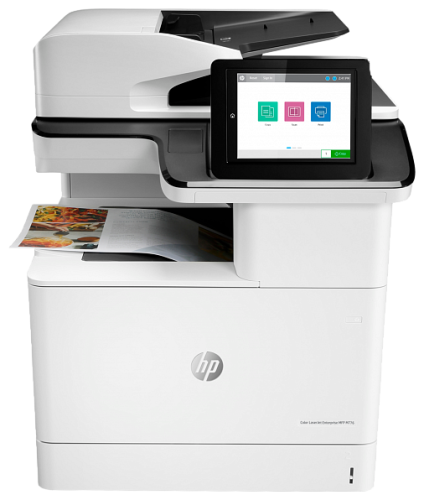 МФУ лазерное HP Color LaserJet Enterprise MFP M776dn, цветн., A3, белый/черный